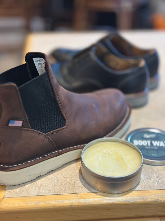 Danner, Johnston & Murphy, Leather shoe care at Bigfoot Mountain Outfitters in Ridgefield WA