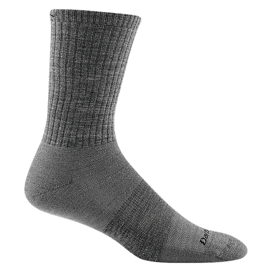 Men's The Standard Crew No Cushion Lightweight Lifestyle Sock Gray Large