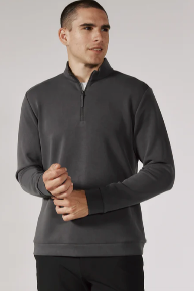 Rev Quarter Zip Pullover -  Anthracite