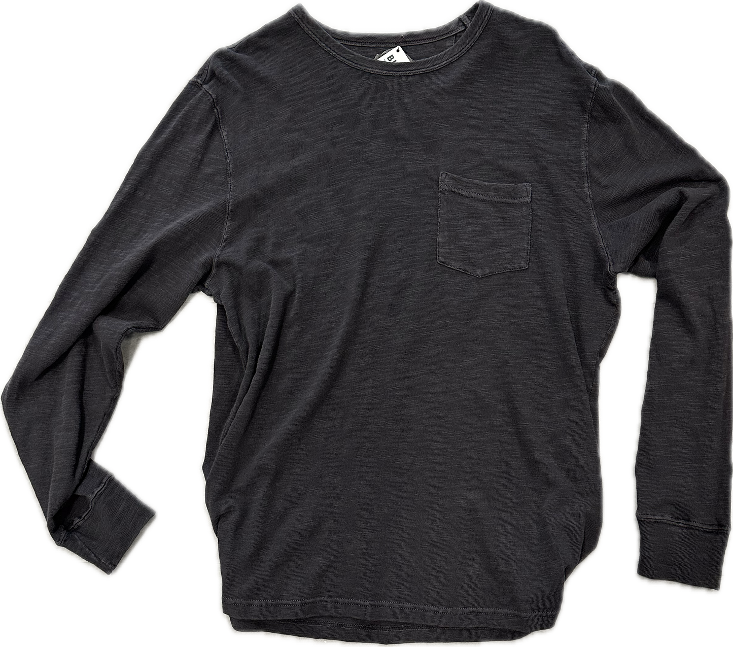 One Pocket L/S Crew Tee