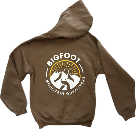 Bigfoot Mountain Outfitters Hoodie Brown