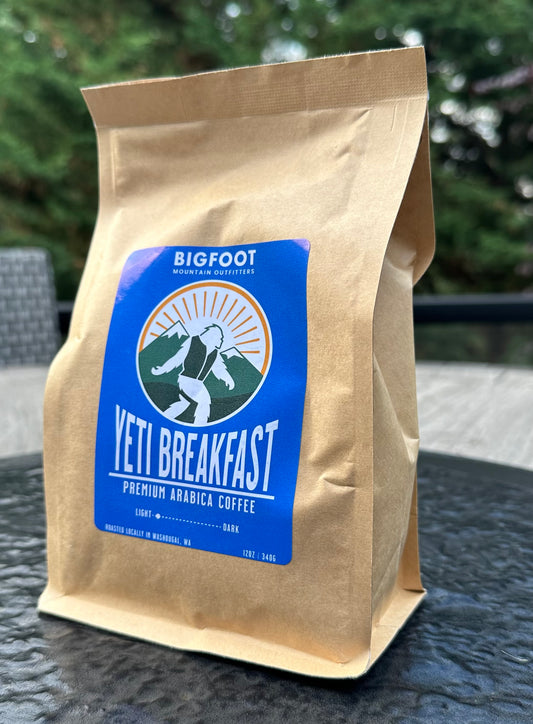 Yeti Breakfast Premium Light Roast Coffee - Whole Beans 12oz/340G