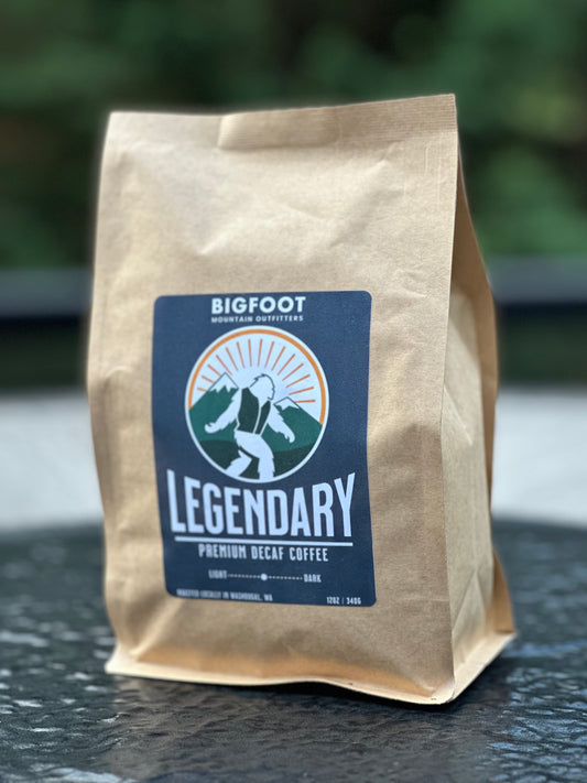 Bigfoot Legendary Premium Decaf Coffee - Whole Beans 12oz/340G