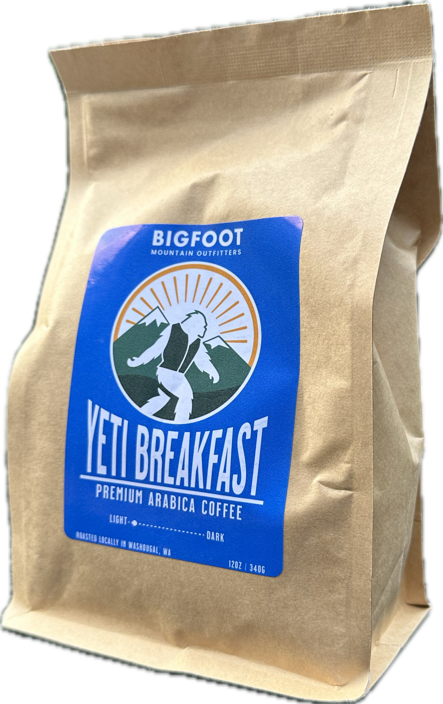 Yeti Breakfast Premium Light Roast Coffee - Ground 12oz/340G