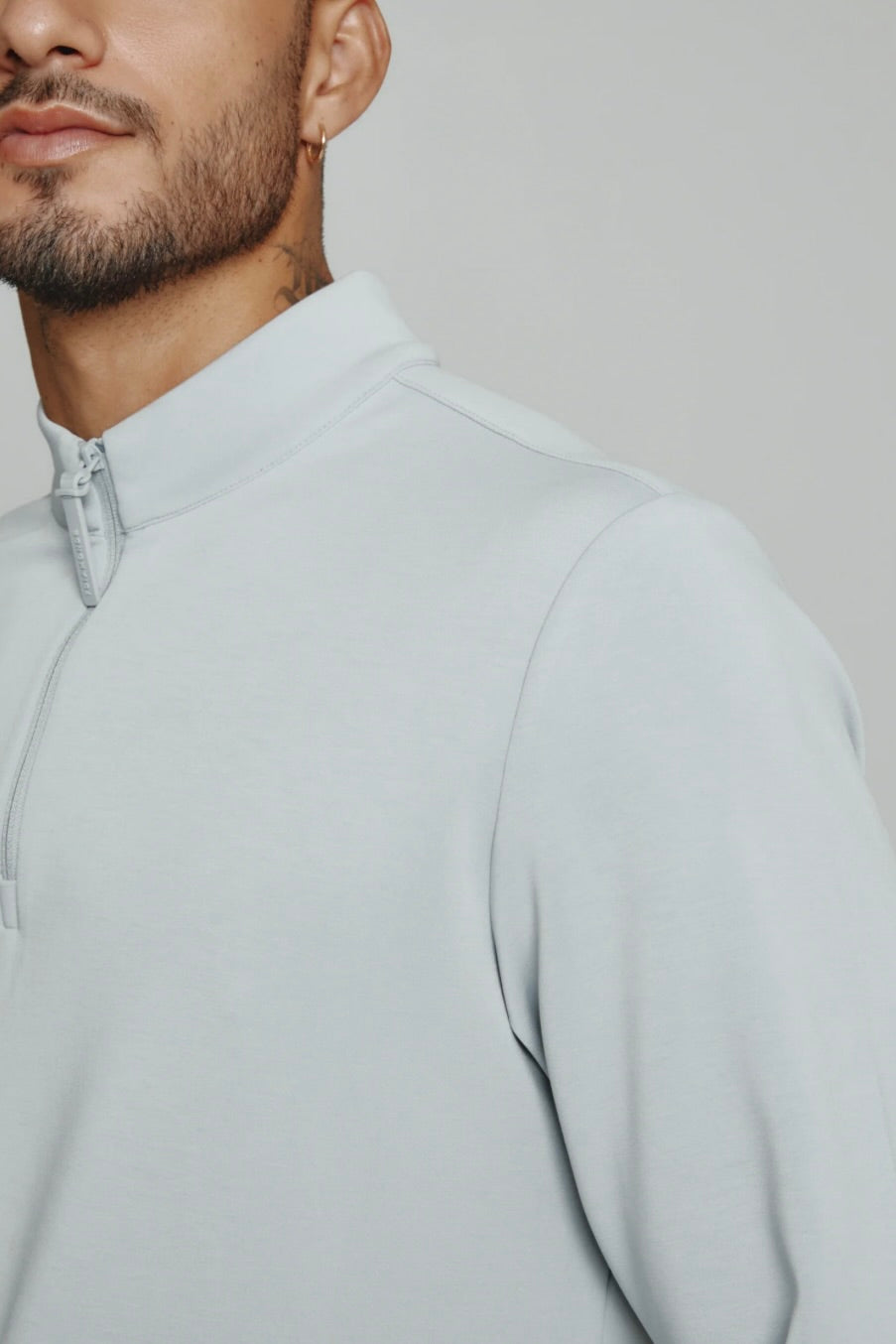 Rev Quarter Zip Pullover - Platinum