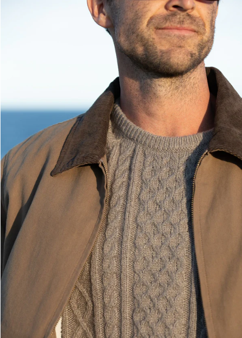 Mohair Fishermans Knit Sweater