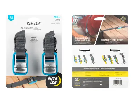 CamJam® Tie Down Straps