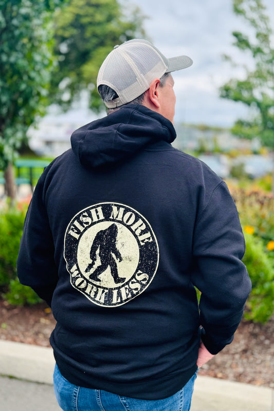 Fish More Work Less Hoodie