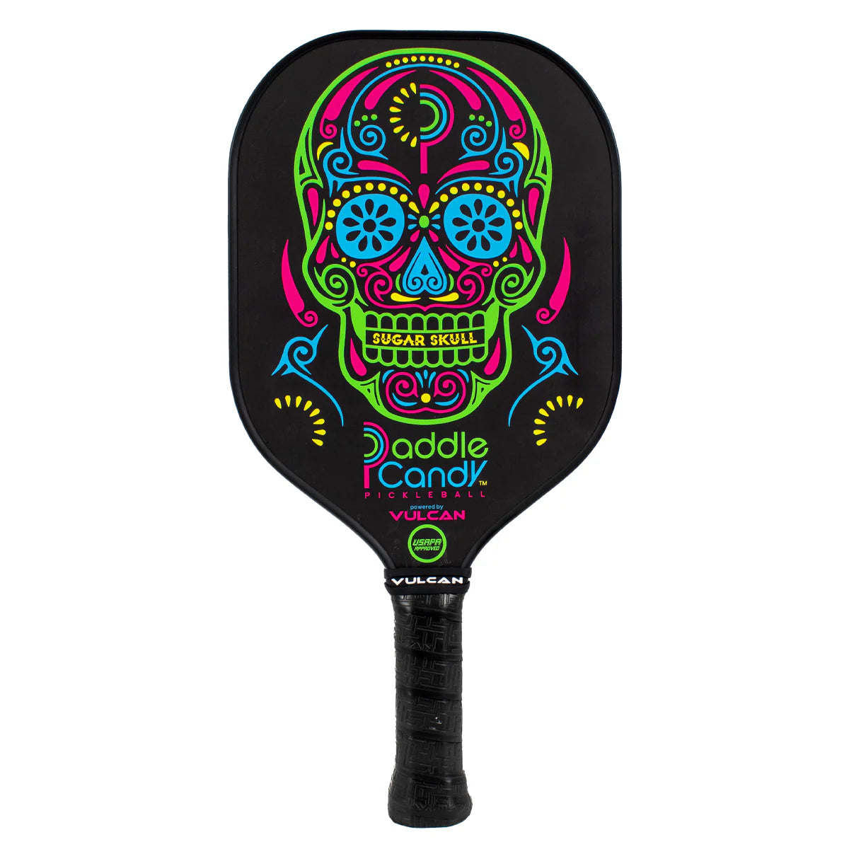 Vulcan Paddle Candy Sugar Skull Pickleball Paddle